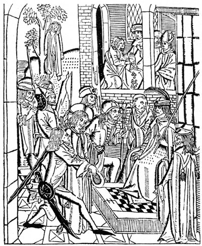 Christ before Pilate by Unbekannt