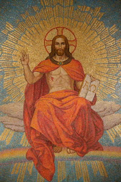 Christ in Majesty - Church of St. Alphonsus Liguori, Rome, Italy by Unbekannt