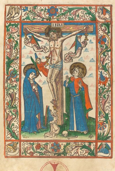 Christ on the Cross with Angels, 1483 by Unbekannt