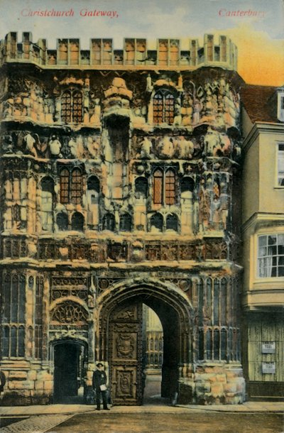 Christchurch Gateway, Canterbury, late 19th-early 20th century by Unbekannt