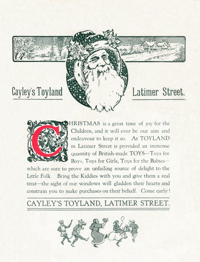 Christmas Advertisement for Cayley