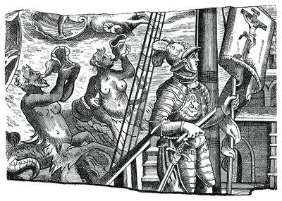 Christopher Columbus on Board His Ship, During His First Voyage to the West by Unbekannt