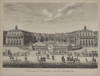 Château de Versailles in 1682 by Unbekannt