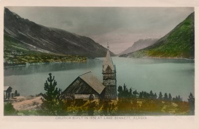 Church Built at Lake Bennett, Alaska by Unbekannt