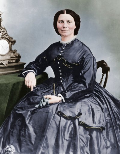 Clara Barton 1821-1912, founder of the American branch of the Red Cross by Unbekannt