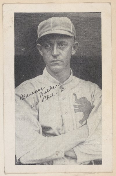 Clarence Walker, L.F. Phil - A., from Baseball Strip Cards W575-2, ca. 1921-22 by Unbekannt