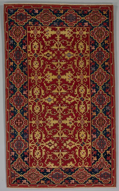 Classical Turkish Carpet with the Lotto Pattern by Unbekannt
