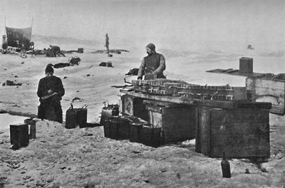 Cleaning the Accumulators Before Stowing Away by Unbekannt