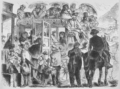 Coaches to resorts and hotels, c1859, 1938 by Unbekannt