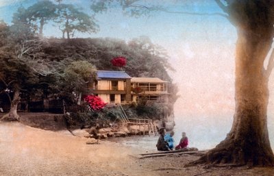 Coastal scene, Japan by Unbekannt