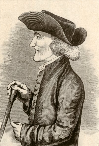 Cocked hat worn by a Quaker gentleman of Pennsylvania, 1774, 1937 by Unbekannt