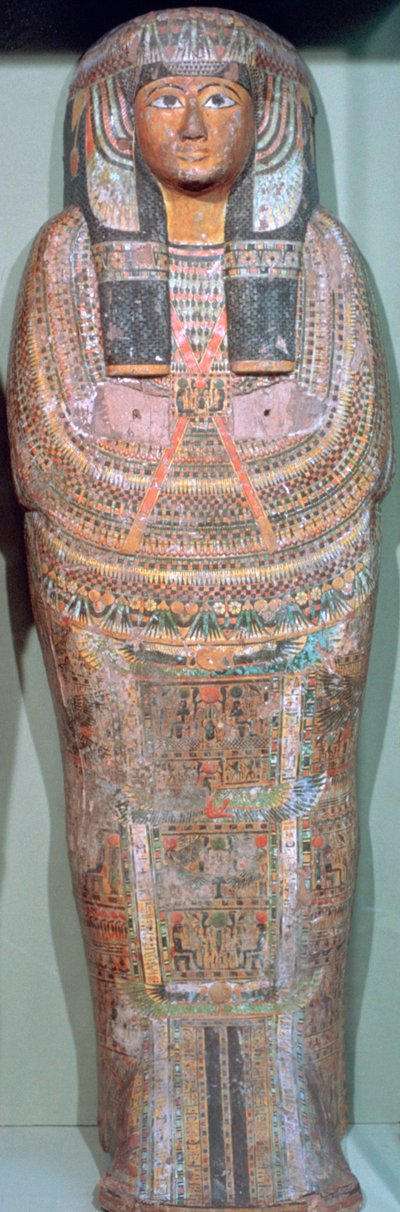 Coffin of the Ancient Egyptian priest Khons-Da-Khred by Unbekannt