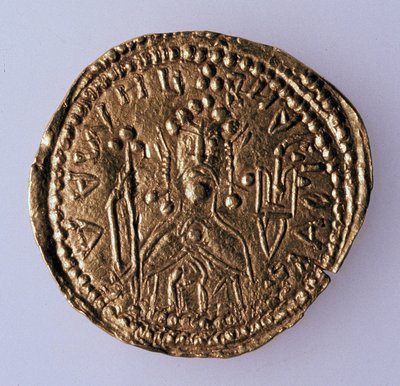 Coin Zlatnik of Grand Duke Vladimir Svyatoslavich Averse: Portrait of the Ruler by Unbekannt