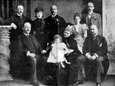 Colonel Robert Baden-Powell and His Mother, Sister and Four Brothers, 1900 by Unbekannt