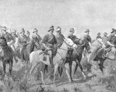 Colonial Troops in South Africa, 1899-1901: Australian Bushmen on the March by Unbekannt