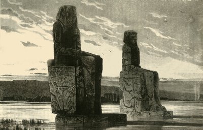 Colossal Statues at Thebes by Unbekannt