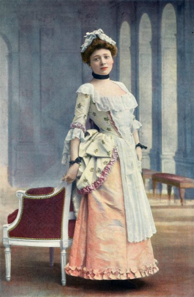Comedie-Francaise. Mlle. Marie Leconte. Role de Lisette. - The Game of Love and Chance by Unbekannt