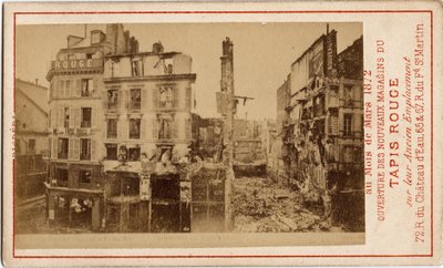 Commune de Paris (1871): opening of the department stores of the Carpet Rouge by Unbekannt