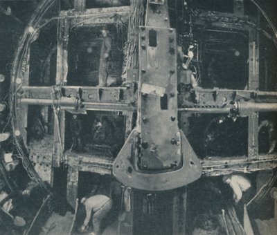 Compound Greathead Shield Destroying A Barrier Between Two Countries, c1935 by Unbekannt