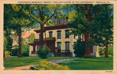 Confederate Memorial Library, Danville, Virginia by Unbekannt