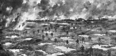 Conquest of the Wytschaete-Messines Ridge, Belgium, First World War, 7 June 1917 by Unbekannt