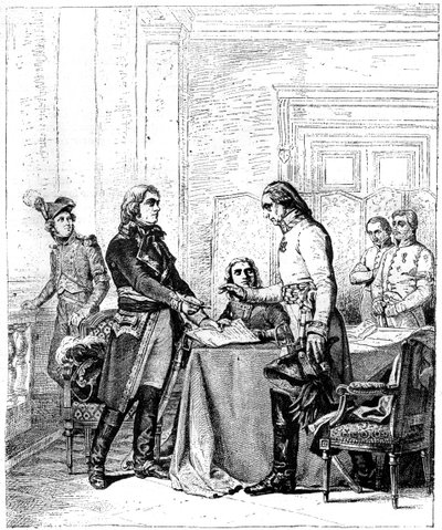 Convention after the Battle of Marengo, Italy, 15th June 1800 by Unbekannt