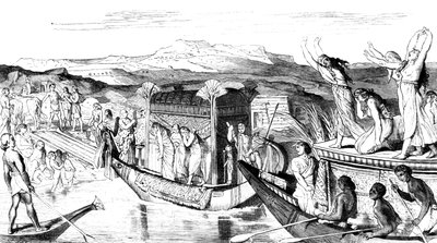 Convoy Returning with A Necropolis, Egypt by Unbekannt