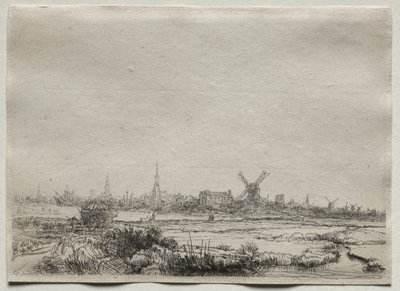 Copy of View of Amsterdam from the North West by Unbekannt