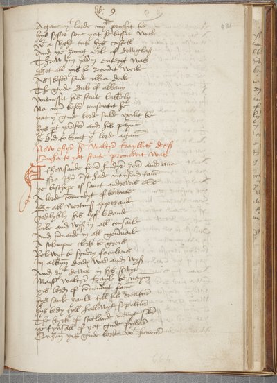 Copy of the Chronicle Andrew of Wyntoun, Fol 431 Recto, c.1550 by Unbekannt