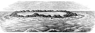 Coral Reef Creating a Lagoon by Unbekannt
