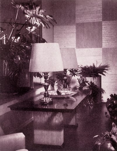 Corner of a large living-room, 1949 by Unbekannt