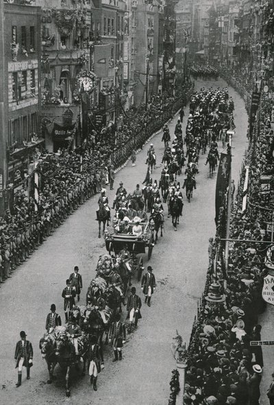 Coronation of King George V and Queen Mary, London by Unbekannt