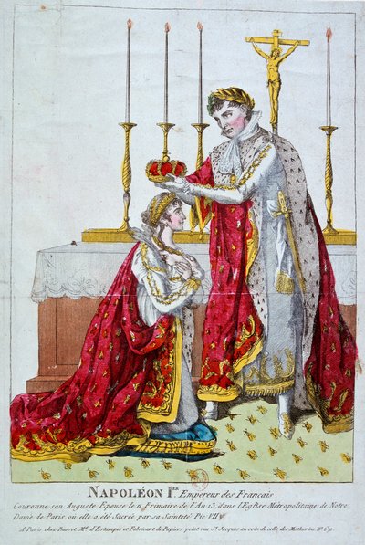 Coronation of the Empress Josephine, 2nd December 1804 by Unbekannt