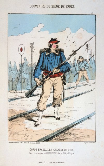 Corps Francs des Chemin de Fer, Siege of Paris by Unbekannt
