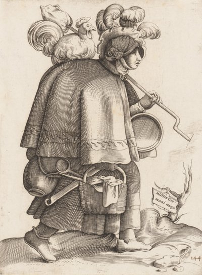 Costume Plate: Wife of a Warrior from Germany by Unbekannt