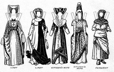 Costumes of Men and Women as Worn in the Period When Henry V Reigned by Unbekannt