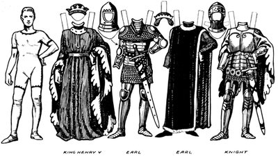 Costumes of Men and Women as Worn in the Period When Henry V Reigned by Unbekannt