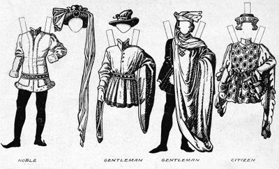 Costumes of Men and Women as Worn in the Period When Henry V Reigned by Unbekannt