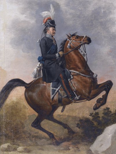 Count Matvei Ivanovich Platov on Horseback, 1800s by Unbekannt