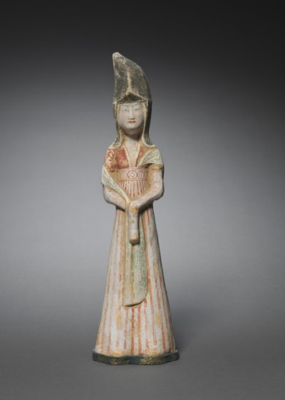 Court Lady with Tall Headdress: Tomb Figurine, c. 700-750 by Unbekannt
