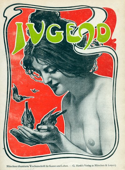 Cover of the German Weekly Art Magazine Jugend, 1898 by Unbekannt