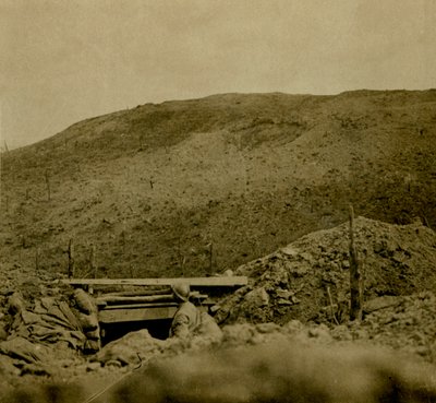 Crest of hill at Les Éparges, northern France, c1914-c1918 by Unbekannt