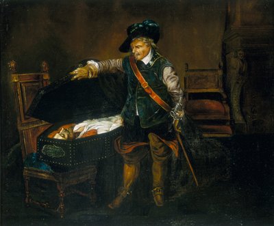 Cromwell Gazing at the Body of Charles I, after 1850 by Unbekannt