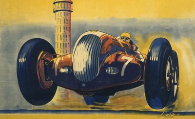 Crystal Palace Road Circuit, LMS poster (cropped version) by Unbekannt