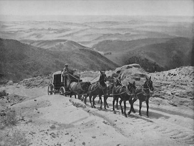 Crossing San Marcos Pass, California by Unbekannt
