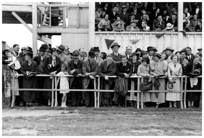 Crowd at the Races by Unbekannt