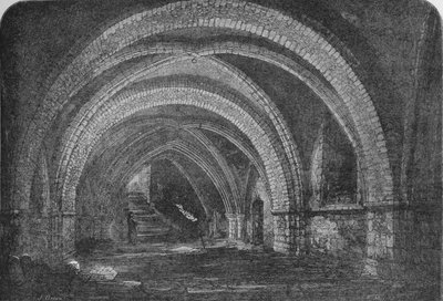 Crypt of St Johns Church, Clerkenwell, London by Unbekannt