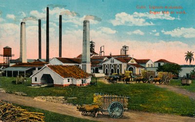 Cuba: Sugar Mill at work by Unbekannt