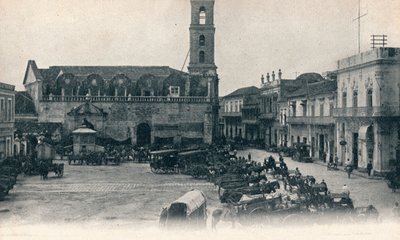 Custom House and Square, Havana, Cuba, c1900 by Unbekannt
