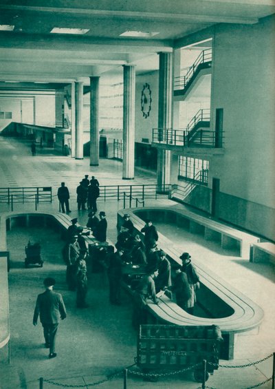 Customs Officers Examining Passengers